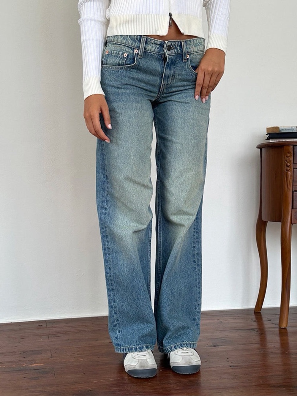 Motel Rocks Low Rise Parallel Jeans - Picture 2 of 5